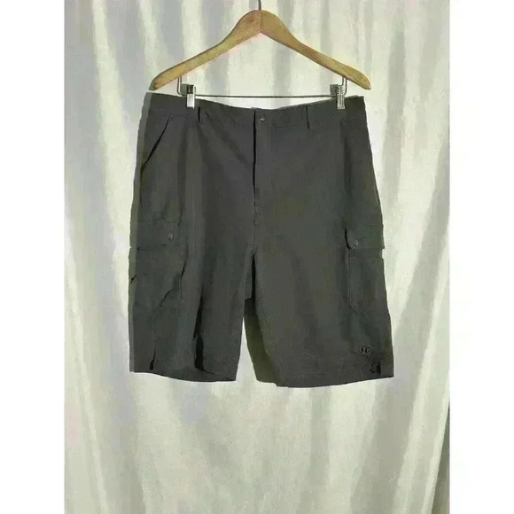 Men’s NOVANA Cycle Shorts charcoal, gray Cargo Liner Orange Gel Padding Size XL - Picture 1 of 10